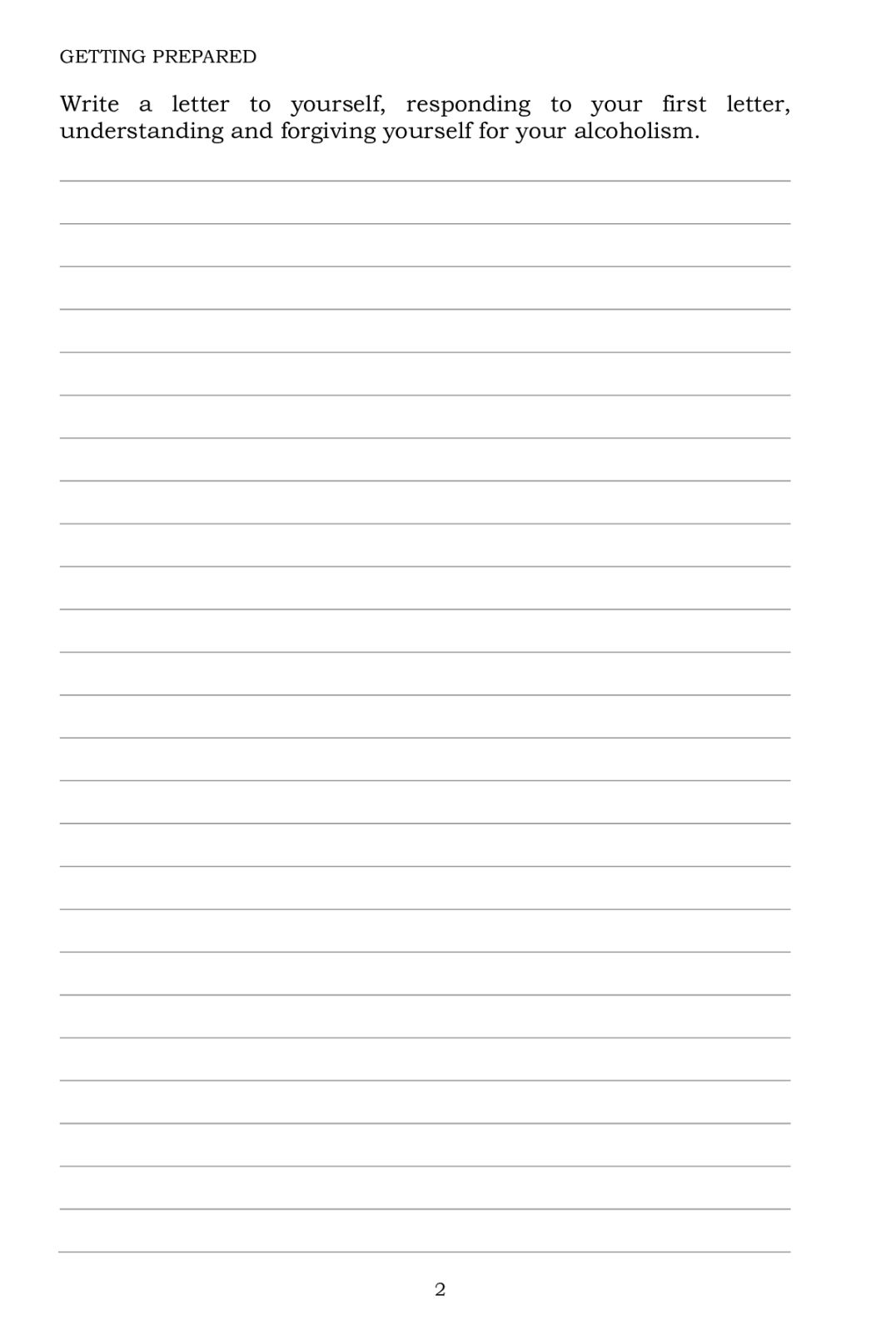 Prompted AA 12 Step Journal: A Letter To Self Approach from the Bold & Brave