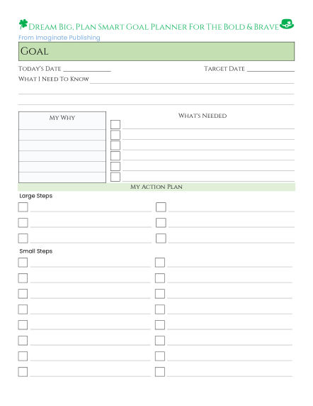 FREE GOAL PLANNER & TRACKER PDF DOWNLOAD