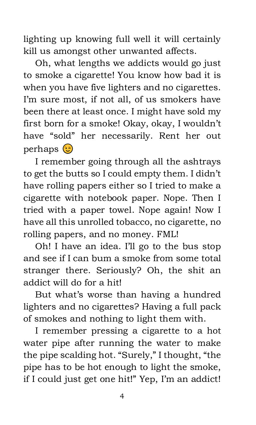Inside Get That  Funky Monkey Off My Back! The Smoker’s Way To Quit (A Sweary Kickass Trigger Tracker With Daily Personal Care Check-Ins For Smokers And Other Addicts) 